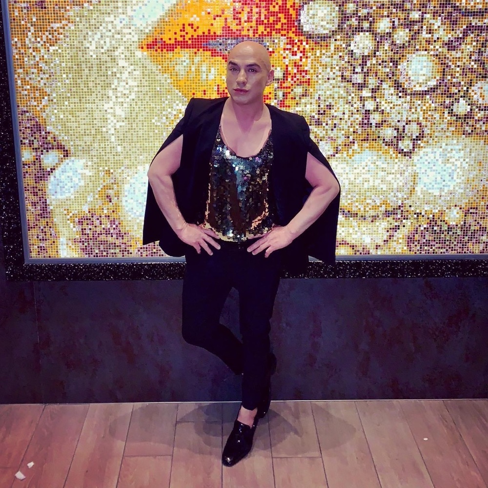 Gold sequin top - Picture 3 of 4